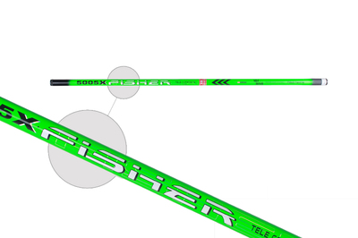 Удочка SWD Fisher green 5м б/к  ― w-pelican.com