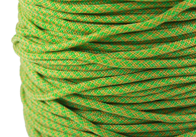 Шнур зел/жел из РЕ 5 мм, 150м по 1,7 кг